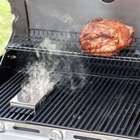 char-broil stainless steel smoker box|Char-Broil smoker box attachment.